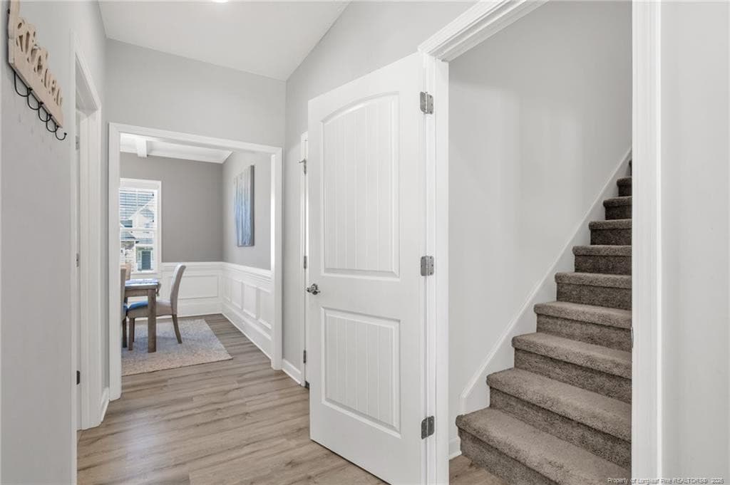 Stairs leading to 2nd floor - 4828 McKinnon Farm Road, Fayetteville, NC 28304, Fayetteville