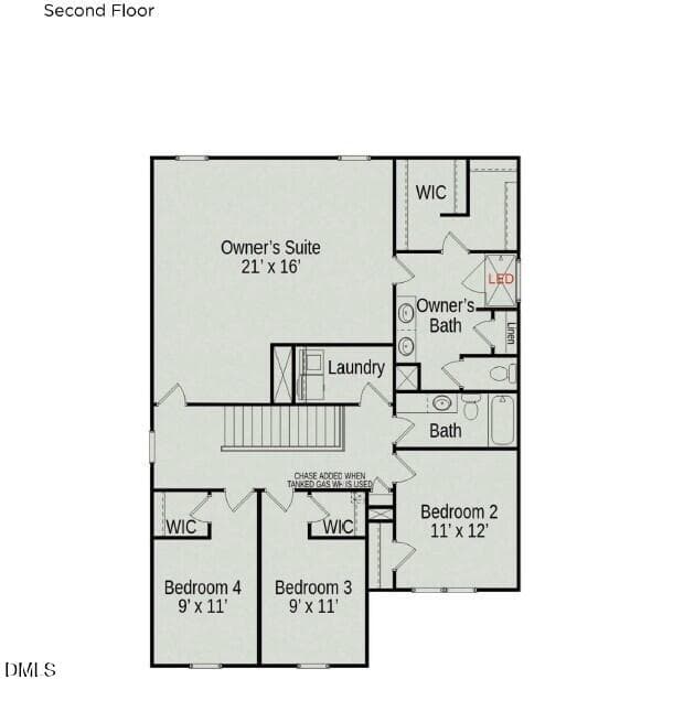 Second Floor - 37 Chardonnay Drive, Lillington, NC 27546, Lillington