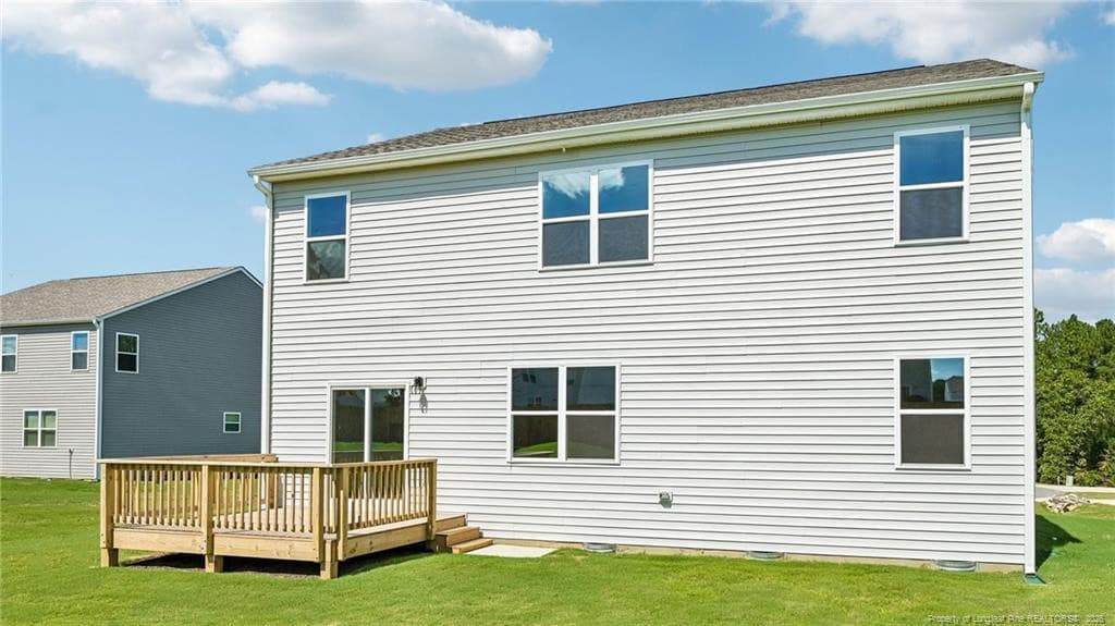 REAR EXTERIOR - 190 Charlies Bend Way, Spring Lake, NC 28390