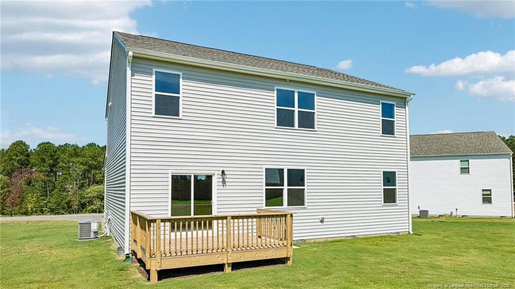 REAR EXTERIOR - 190 Charlies Bend Way, Spring Lake, NC 28390
