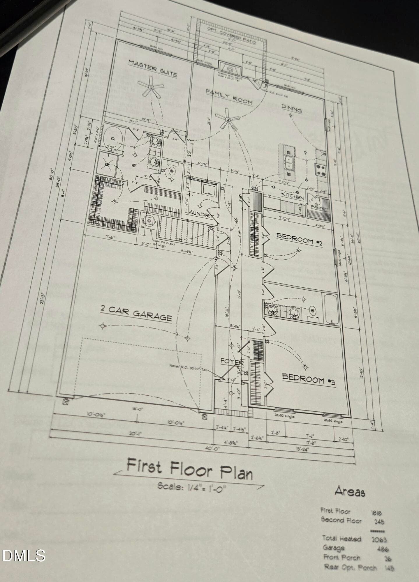 plan 2 first floor - 888 Colonial Hills Drive, Spring Lake, NC 28390