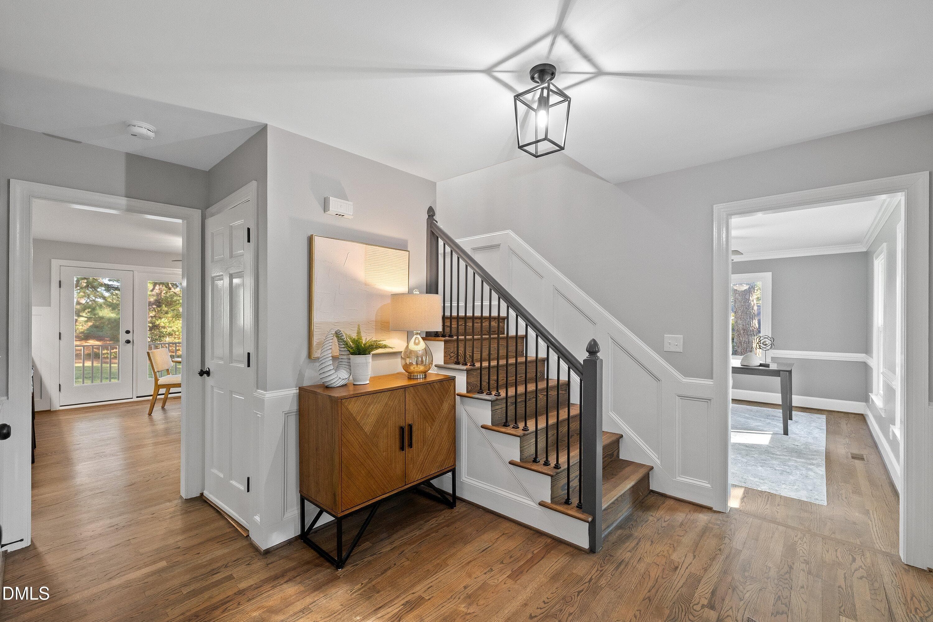 04 Entry - Staircase - 5413 W Oaks Drive, Fuquay Varina, NC 27526, Fuquay Varina