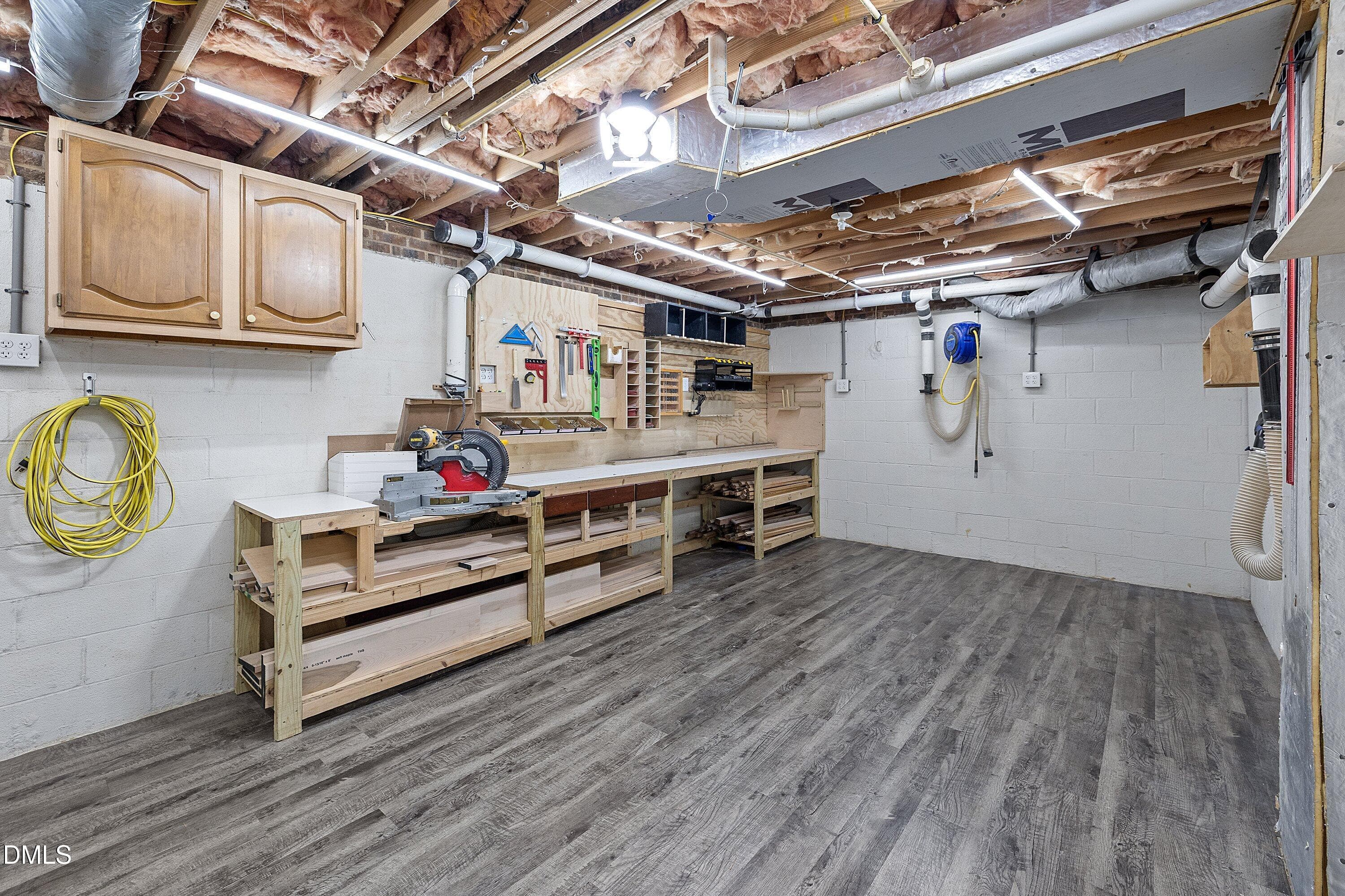 51 Basement Workshop - 5413 W Oaks Drive, Fuquay Varina, NC 27526, Fuquay Varina