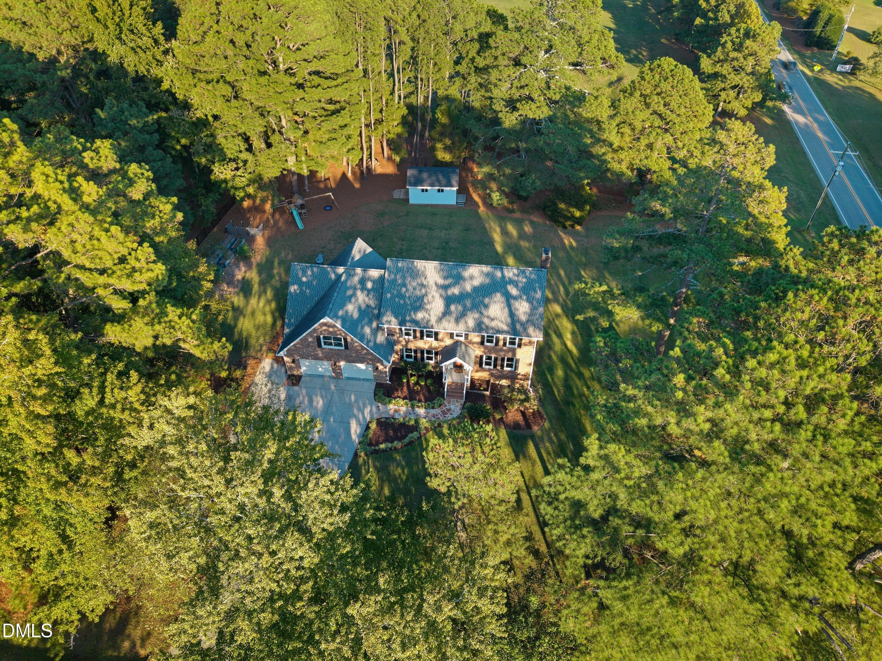 73 Aerial - Home and Lot - 5413 W Oaks Drive, Fuquay Varina, NC 27526, Fuquay Varina