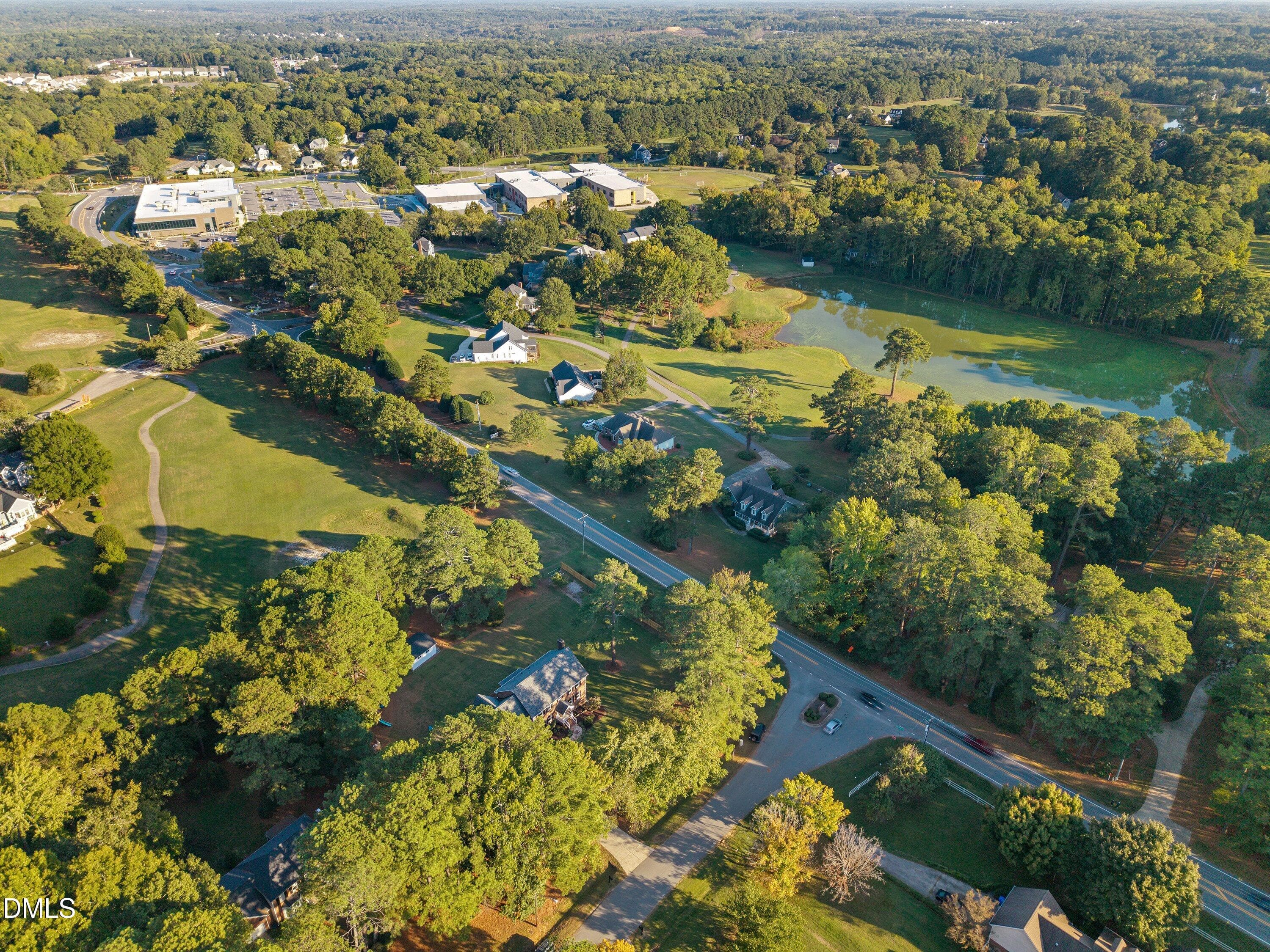76 Aerial - Property and Surroundings - 5413 W Oaks Drive, Fuquay Varina, NC 27526, Fuquay Varina