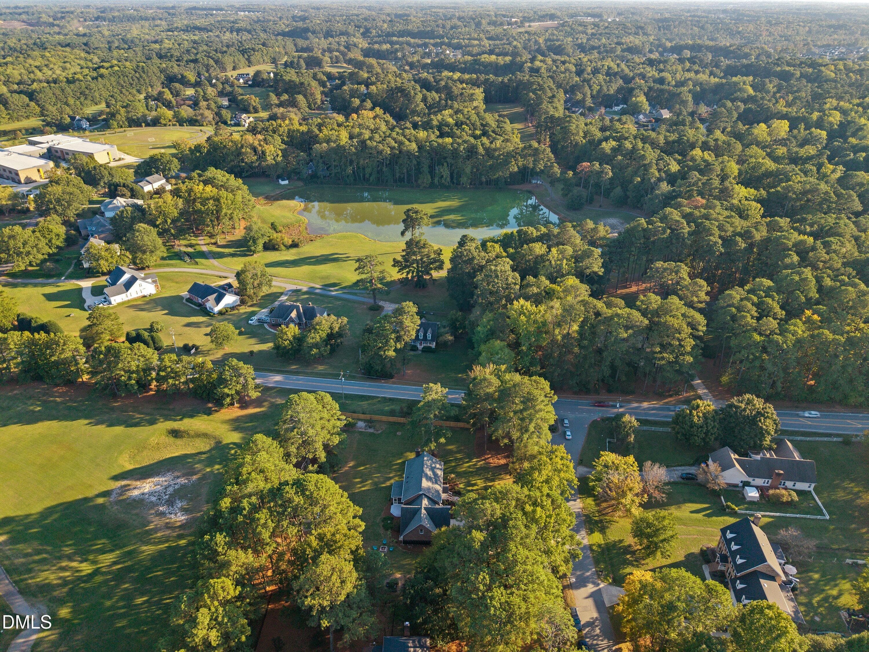 77 Aerial - Property and Surroundings - 5413 W Oaks Drive, Fuquay Varina, NC 27526, Fuquay Varina