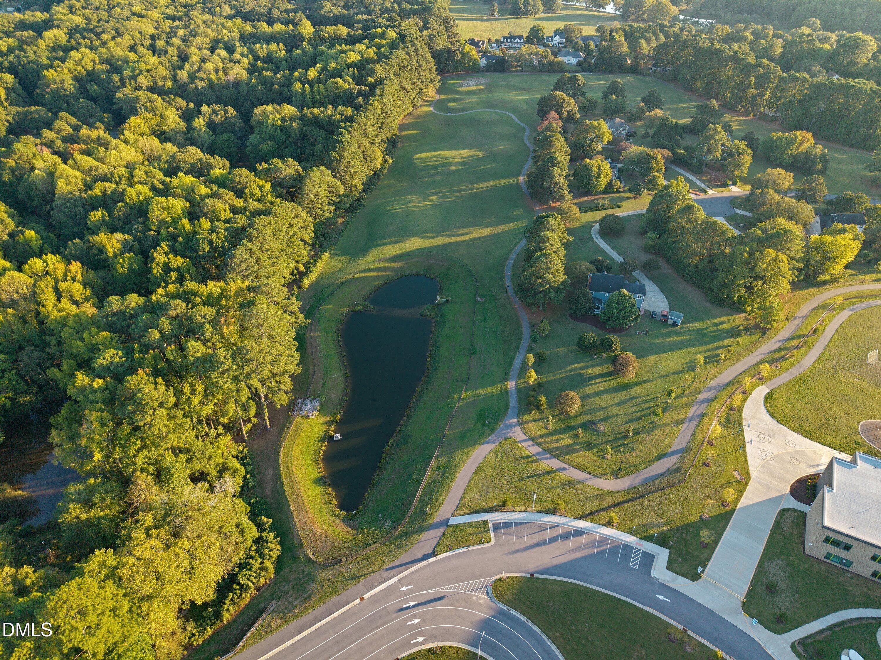 84 Hilltop Needmore Park - Trails Aerial - 5413 W Oaks Drive, Fuquay Varina, NC 27526, Fuquay Varina