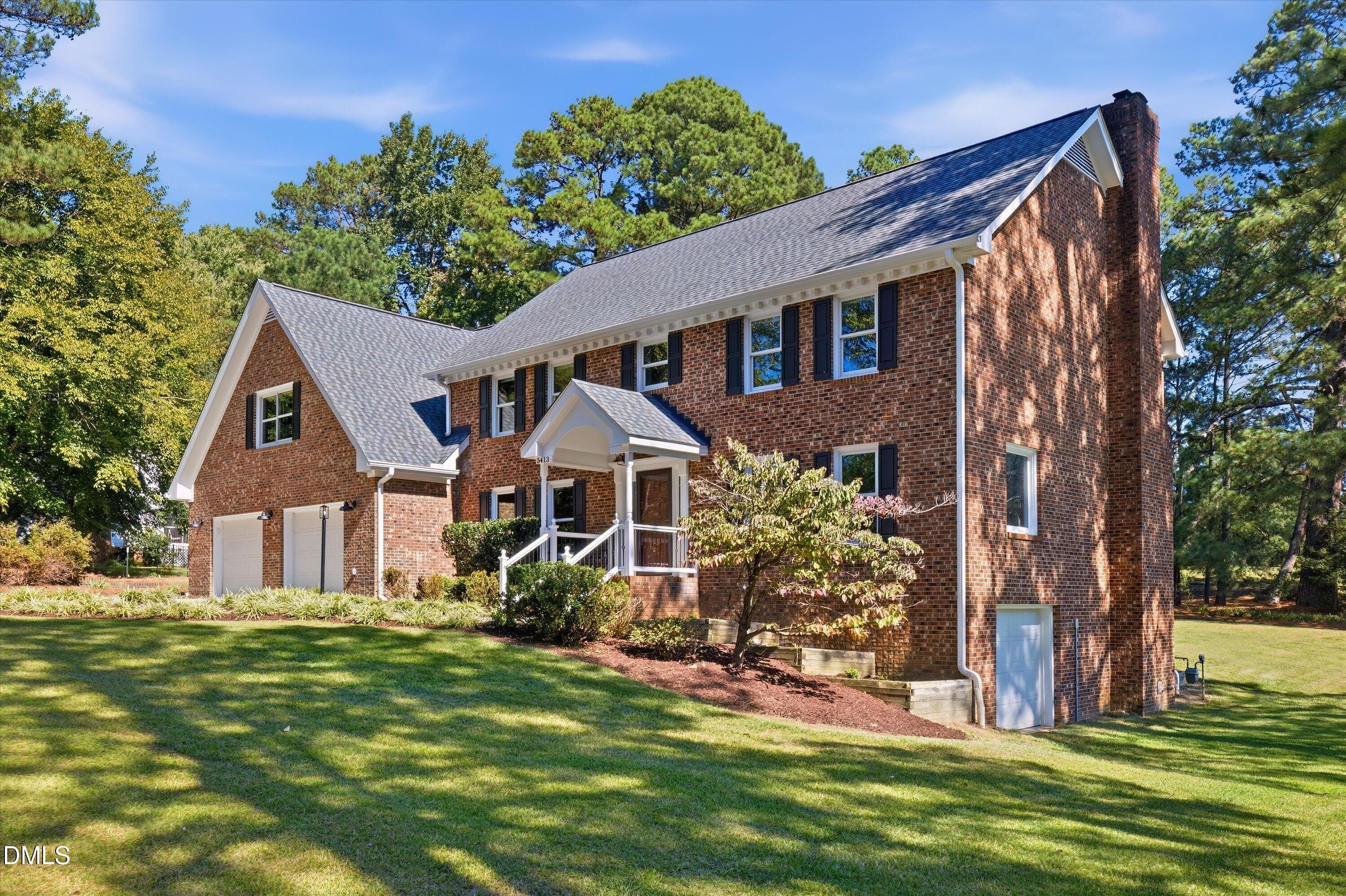 90 Exterior Front - Side Lawn - 5413 W Oaks Drive, Fuquay Varina, NC 27526, Fuquay Varina
