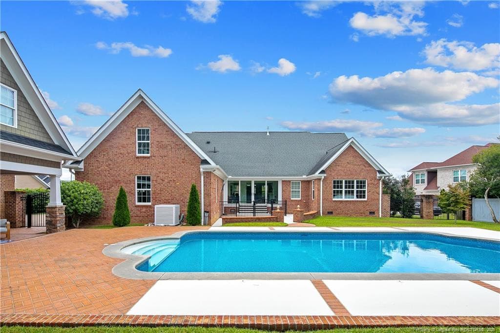 Rear View of Home - 3435 Camberly Drive, Fayetteville, NC 28306, Fayetteville