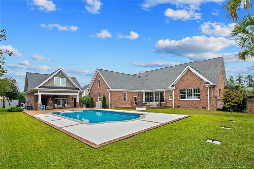Rear View of Home - 3435 Camberly Drive, Fayetteville, NC 28306, Fayetteville