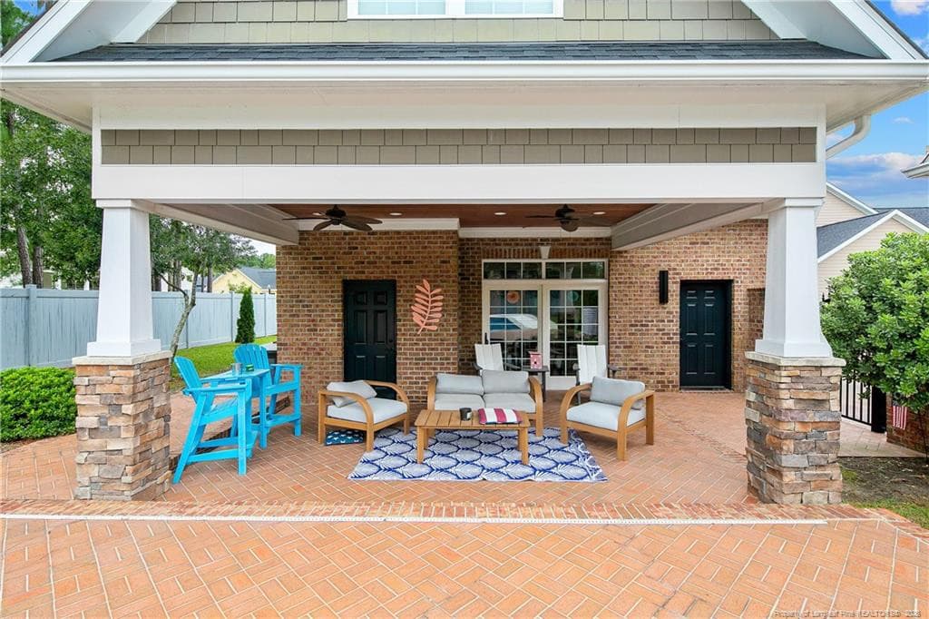 Covered Patio / Pool House - 3435 Camberly Drive, Fayetteville, NC 28306, Fayetteville