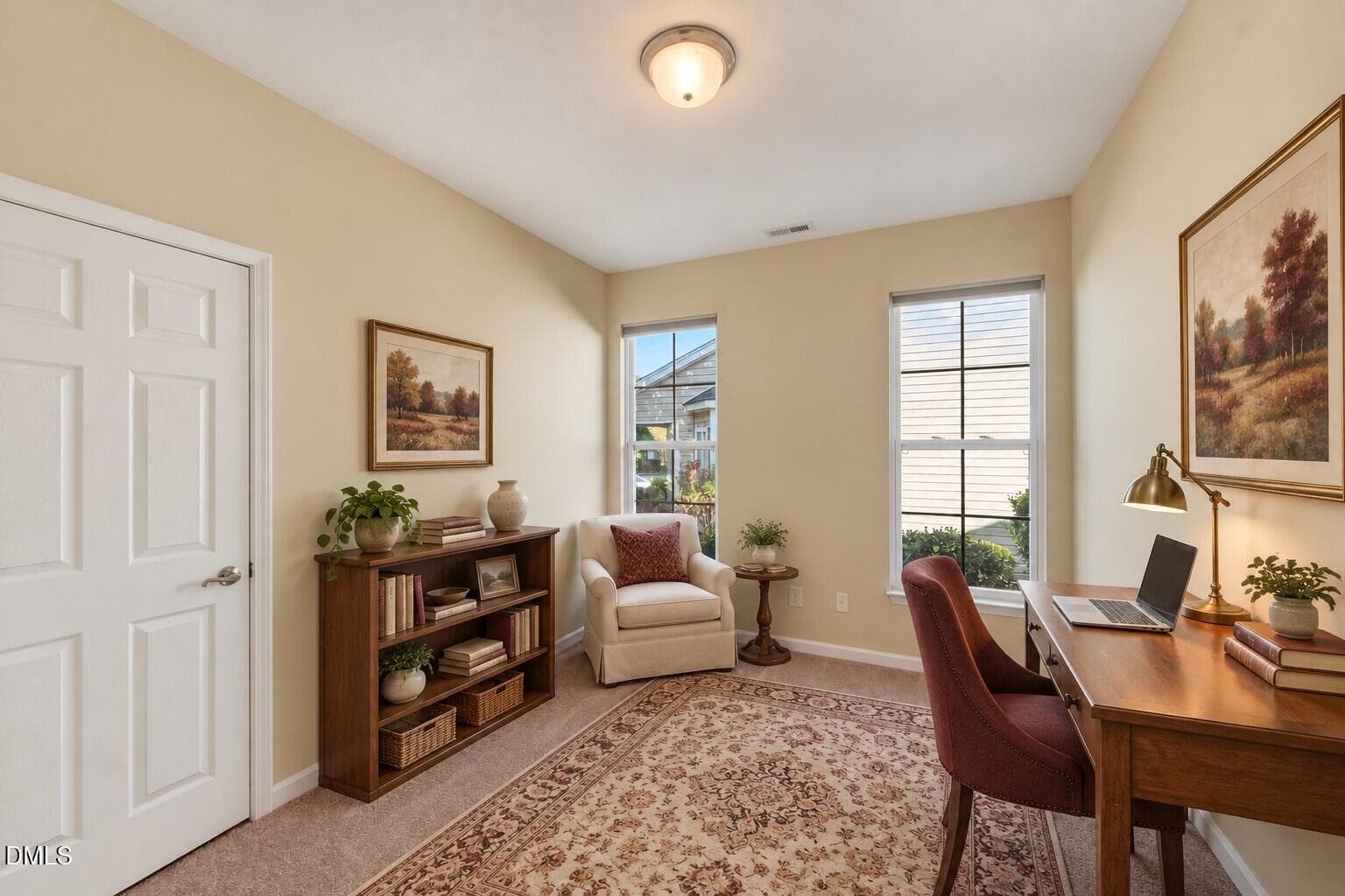 Inviting walnut home office with reading - 1164 Kelso Lane, Burlington, NC 27215, Burlington