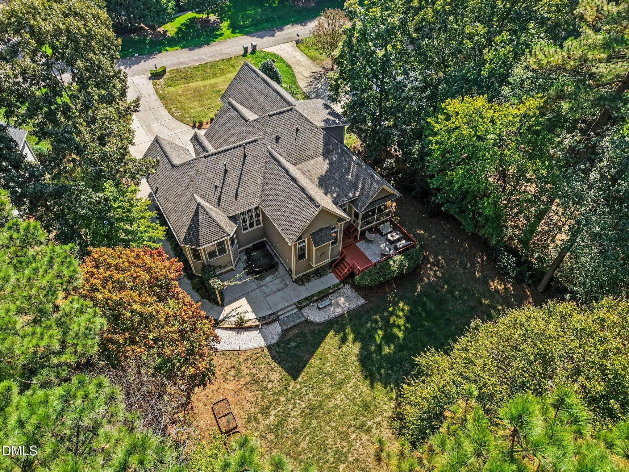 Aerial View - 8421 Montavista Lane, Wake Forest, NC 27587, Wake Forest