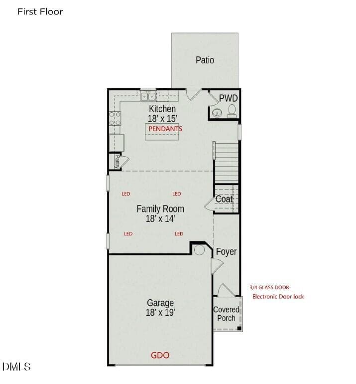 First Floor - 76 Oyster Tabby Drive, Lillington, NC 27546, Lillington