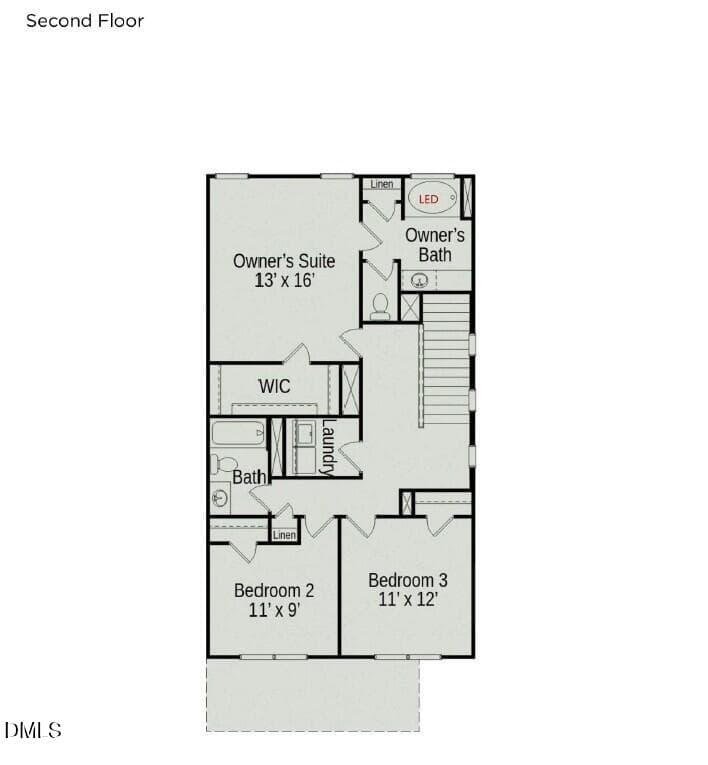 Second Floor - 76 Oyster Tabby Drive, Lillington, NC 27546, Lillington