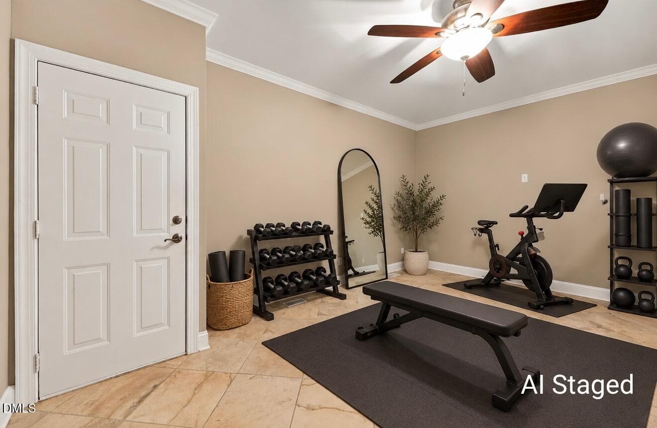 AI Staged - 8 - 7508 Chouder Lane, Wake Forest, NC 27587