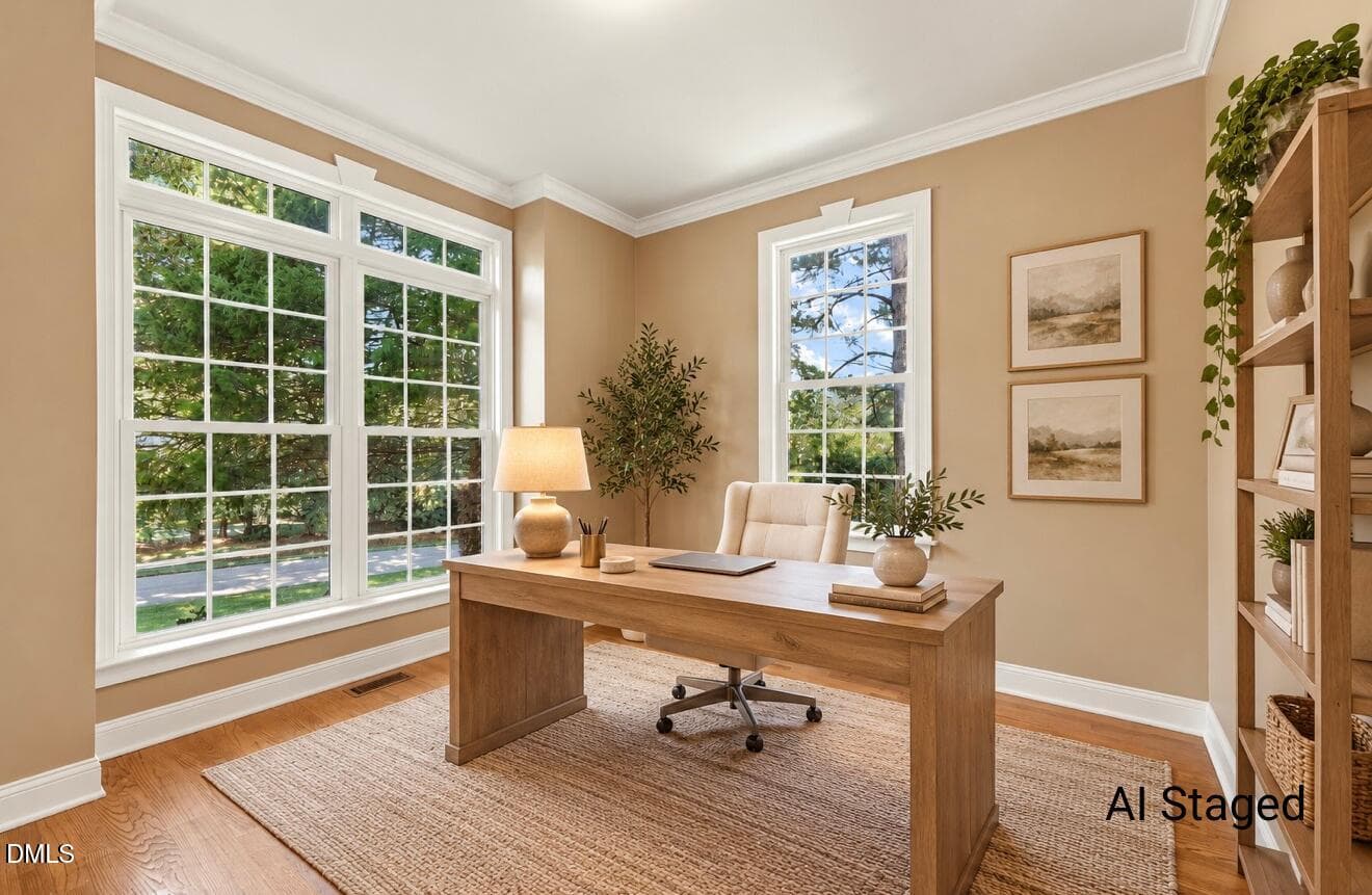 AI Staged - 6 - 7508 Chouder Lane, Wake Forest, NC 27587