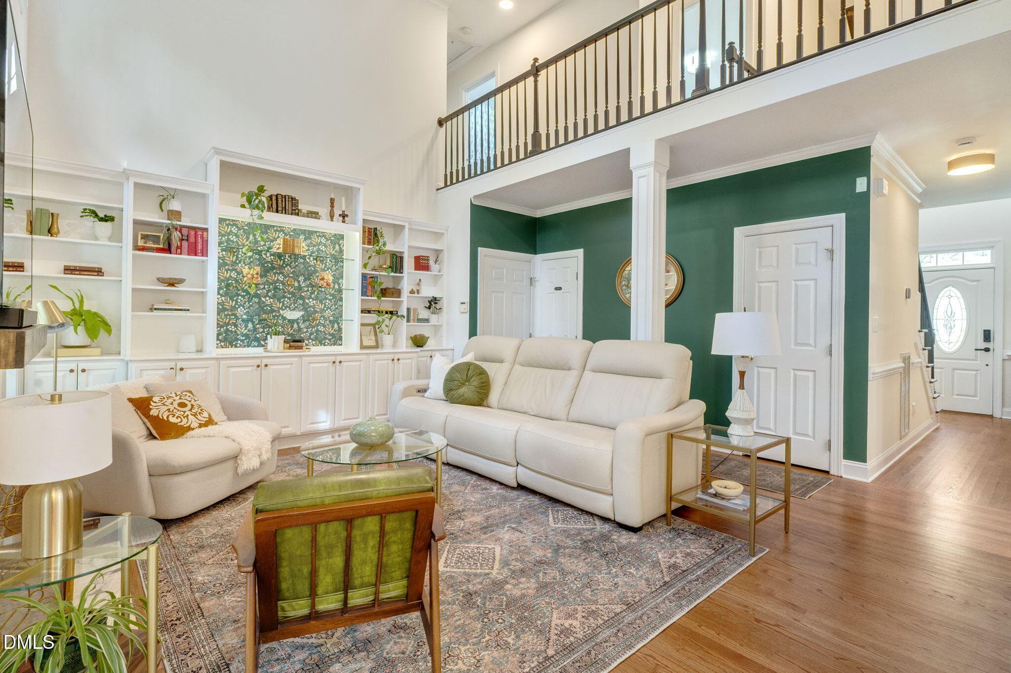 Family Room with Built-ins - 1813 Foxbrook Drive, Raleigh, NC 27603, Raleigh