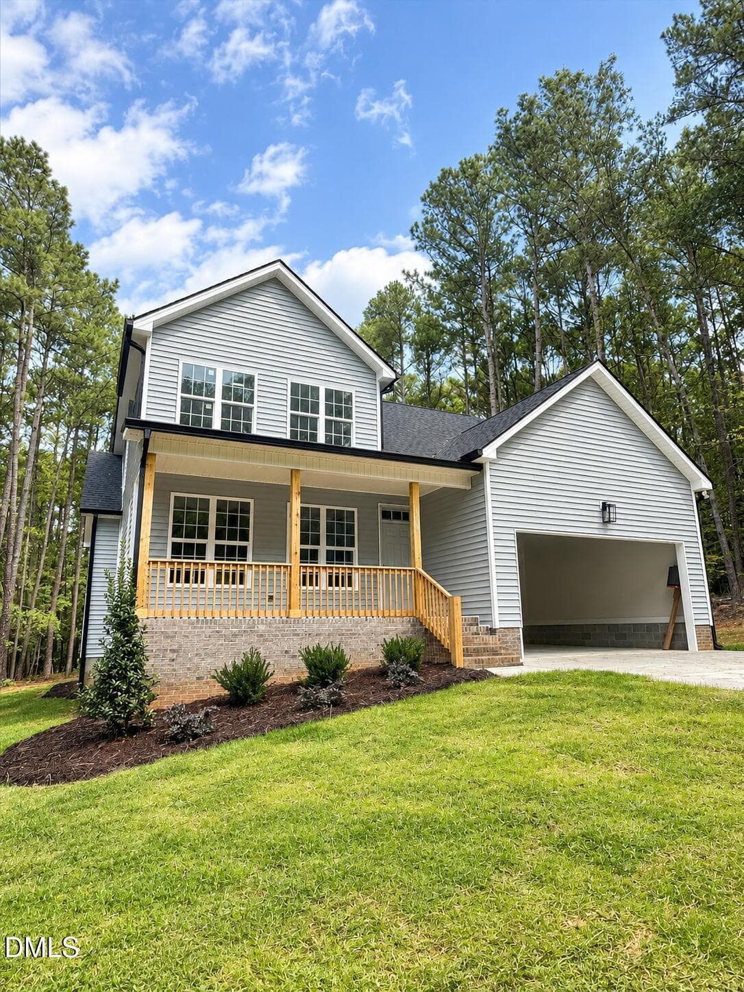 Modern Gray Home Among Pine Trees - 736 Jasmine Road, Fuquay Varina, NC 27526