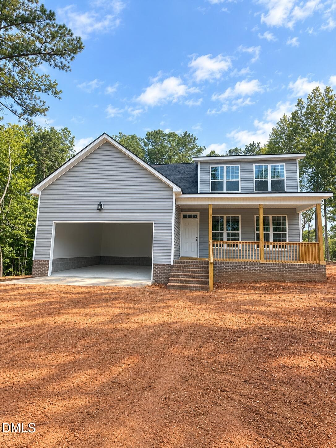 New Gray Home in a Wooded Setting (1) - 680 Jasmine Road, Fuquay Varina, NC 27526
