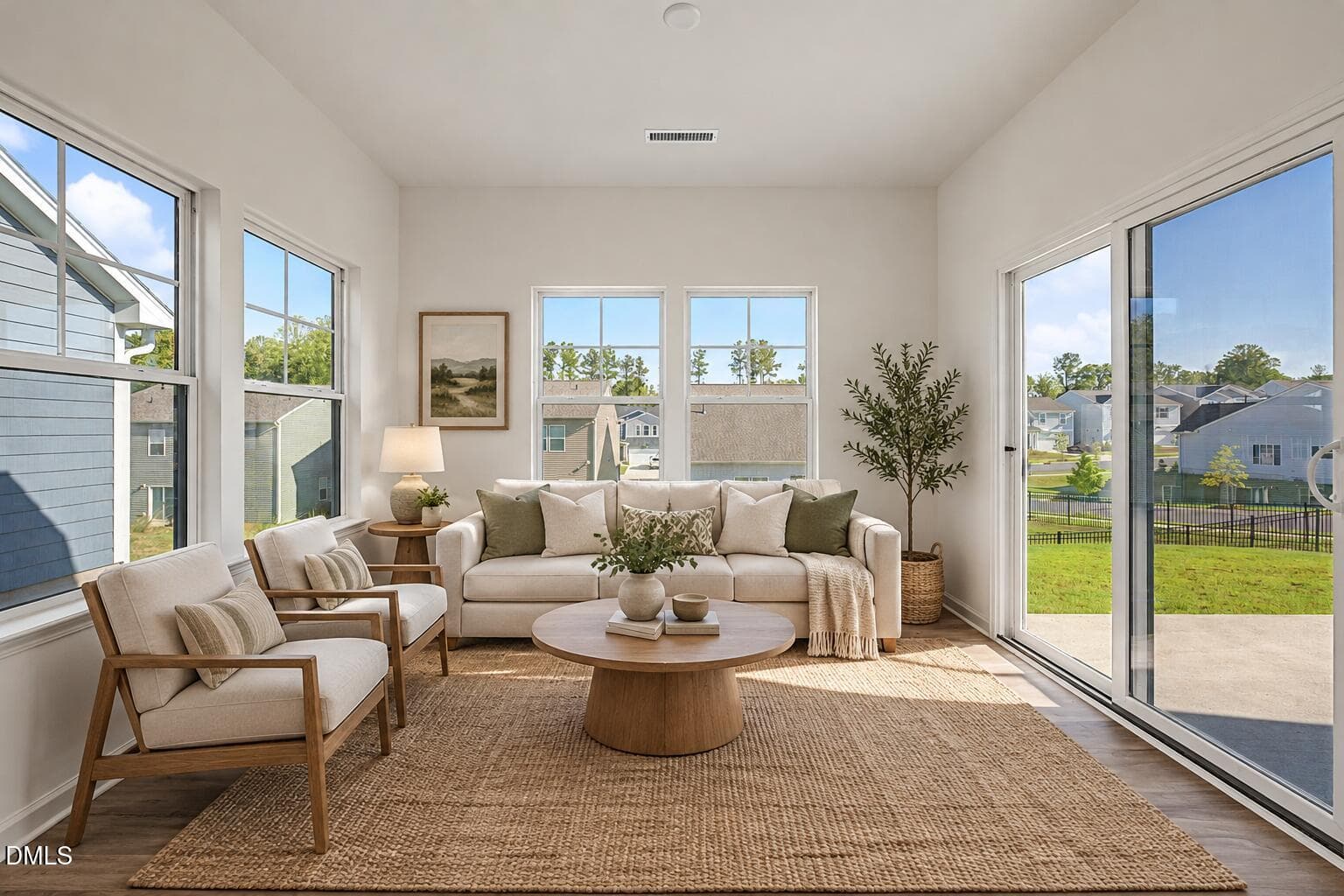 Bright Scandinavian Sunroom Retreat - 417 Marthas View Way, Wake Forest, NC 27587