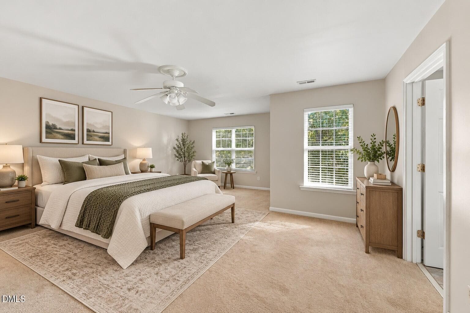 Airy Modern Bedroom Retreat - 2408 Gerber Court, Raleigh, NC 27614, Raleigh