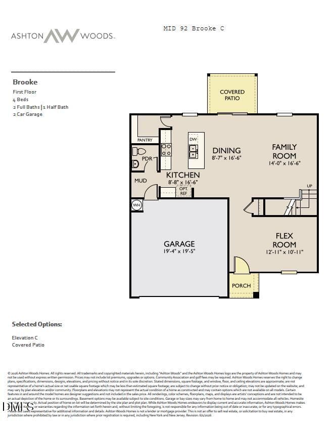 MID 92 1st floorplan - 6665 Chillingham Drive 92, Middlesex, NC 27557, Middlesex