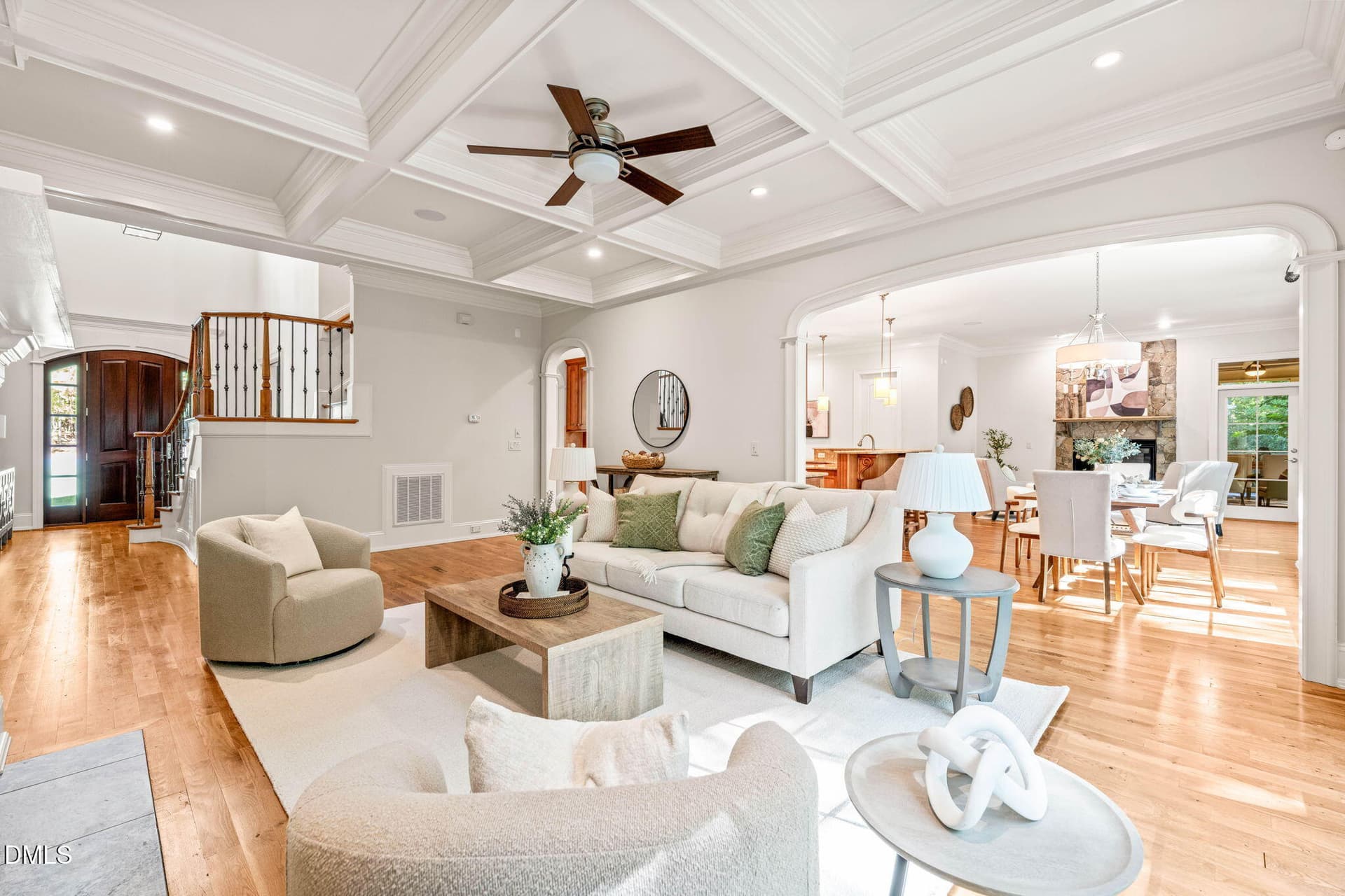 Living Room - 210 Crimson Oak Drive, Durham, NC 27713