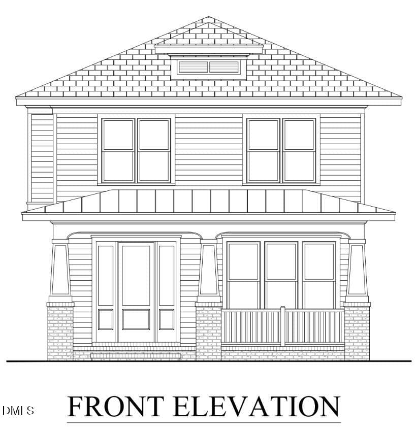 Front elevation - 2311 Van Dyke Avenue, Raleigh, NC 27607, Raleigh