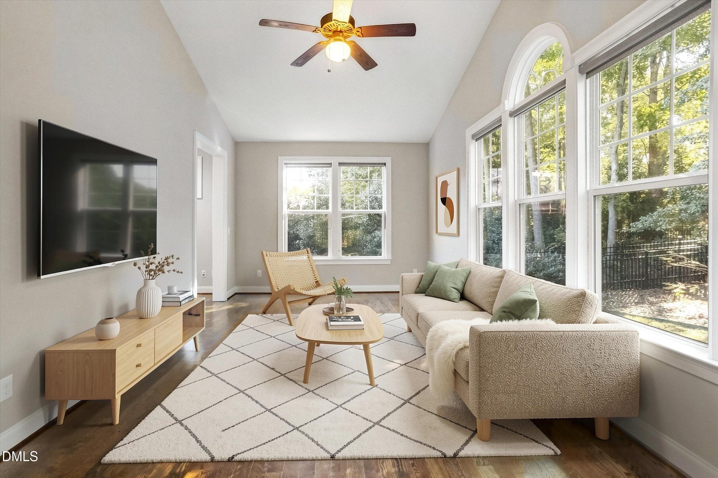 42-Sunroom VS - 1604 Doubles Court, Raleigh, NC 27609, Raleigh