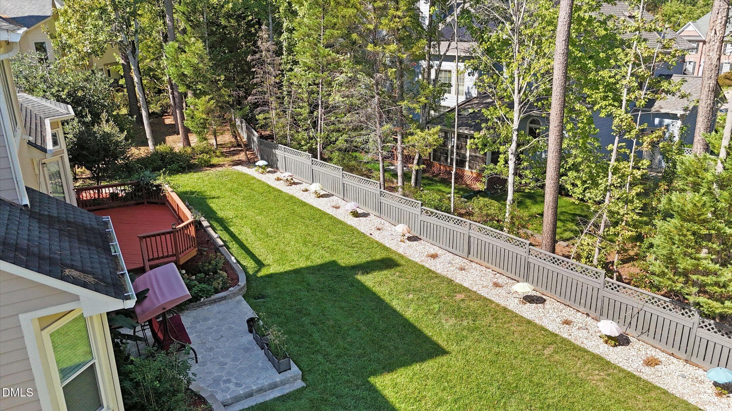 back yard - 307 Birdwood Court, Cary, NC 27519, Cary
