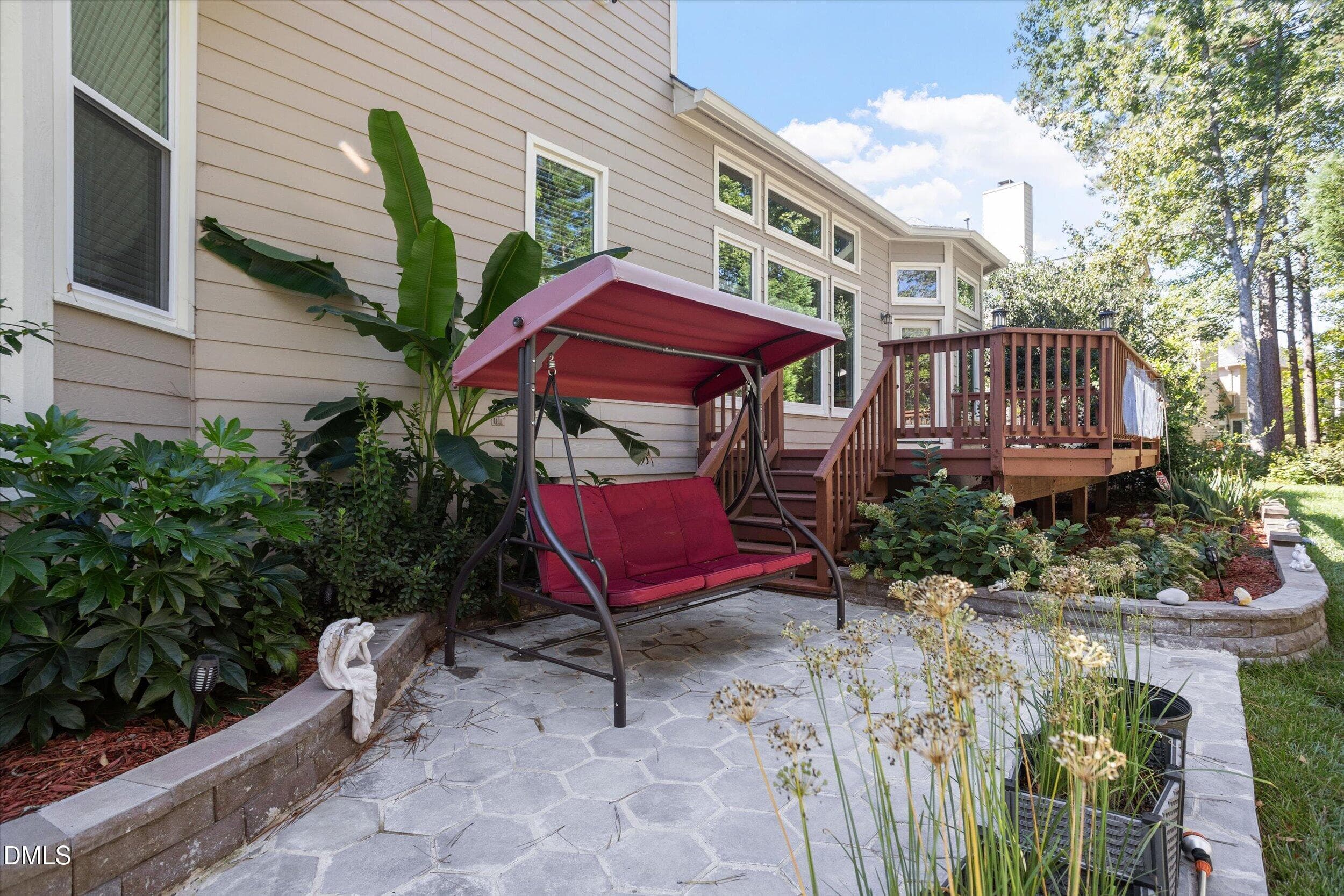 back yard - 307 Birdwood Court, Cary, NC 27519, Cary