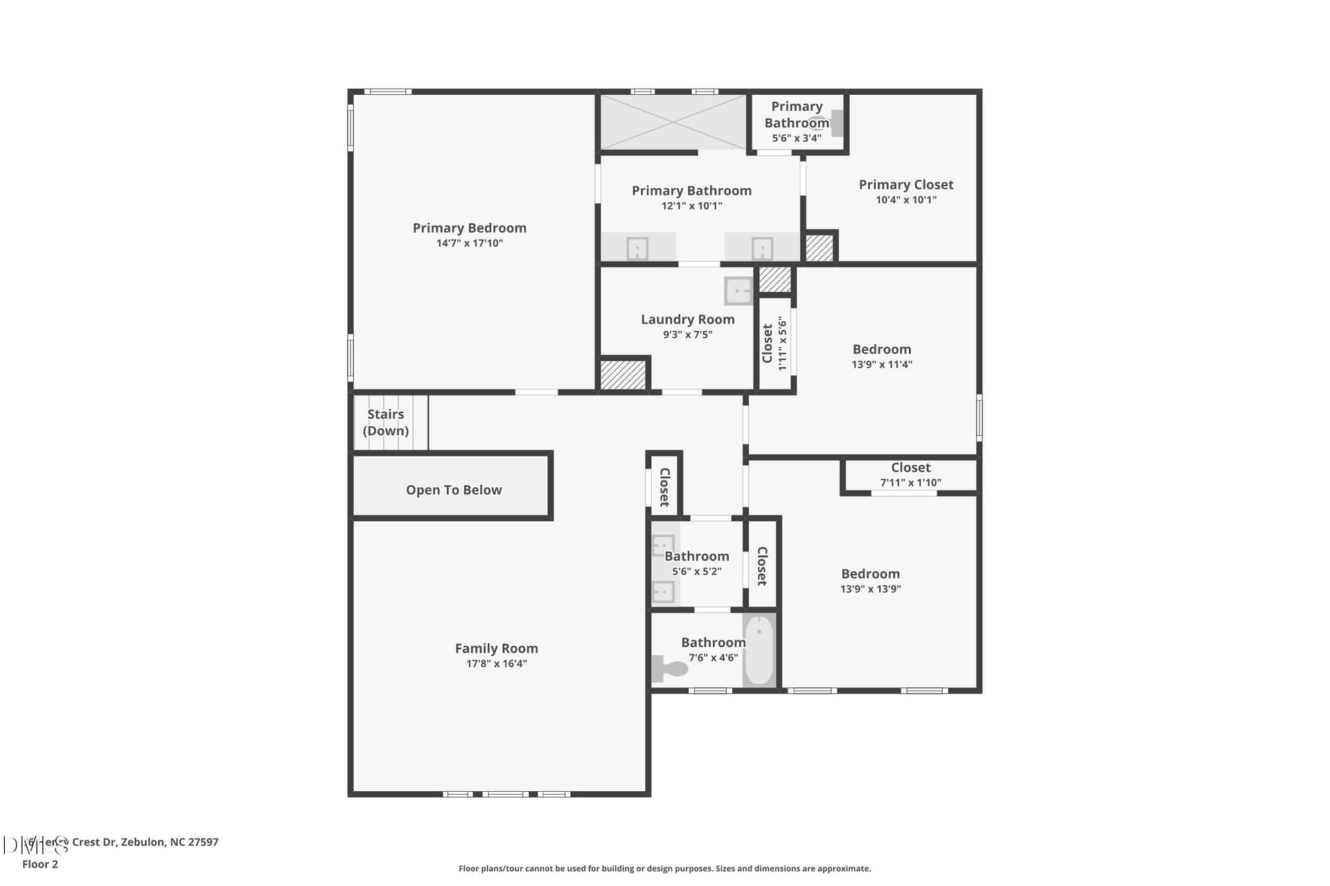 1-floor-2 - 36 Henry Crest Drive, Zebulon, NC 27597