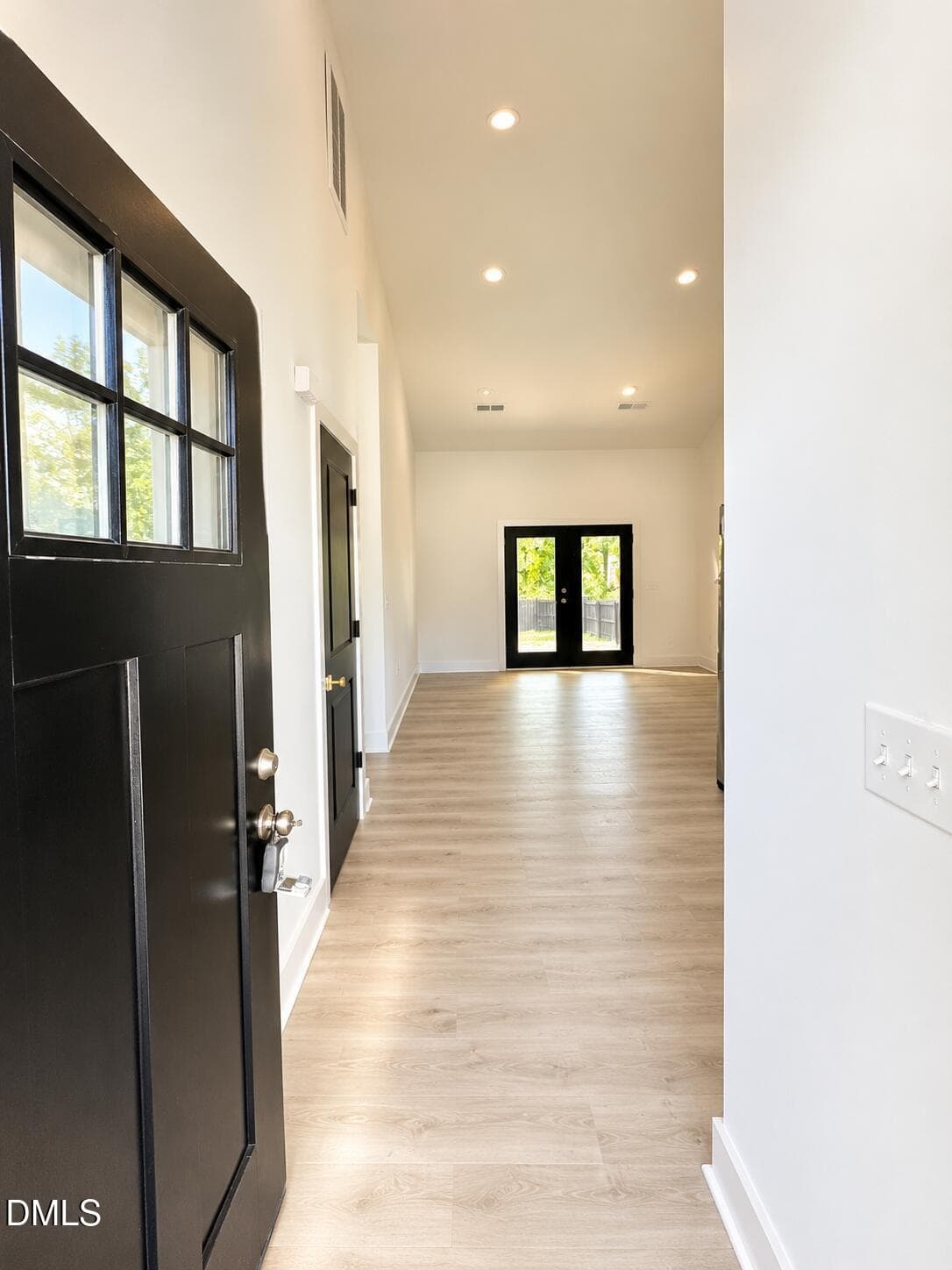 Bright Modern Foyer with French Doors - 2807 Davie Drive, Durham, NC 27704, Durham
