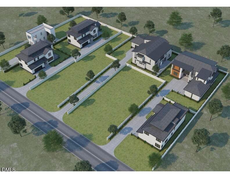 LEGION 6 UNITS LAYOUT RENDERING - 1813 Legion Rd Extension, Chapel Hill, NC 27517