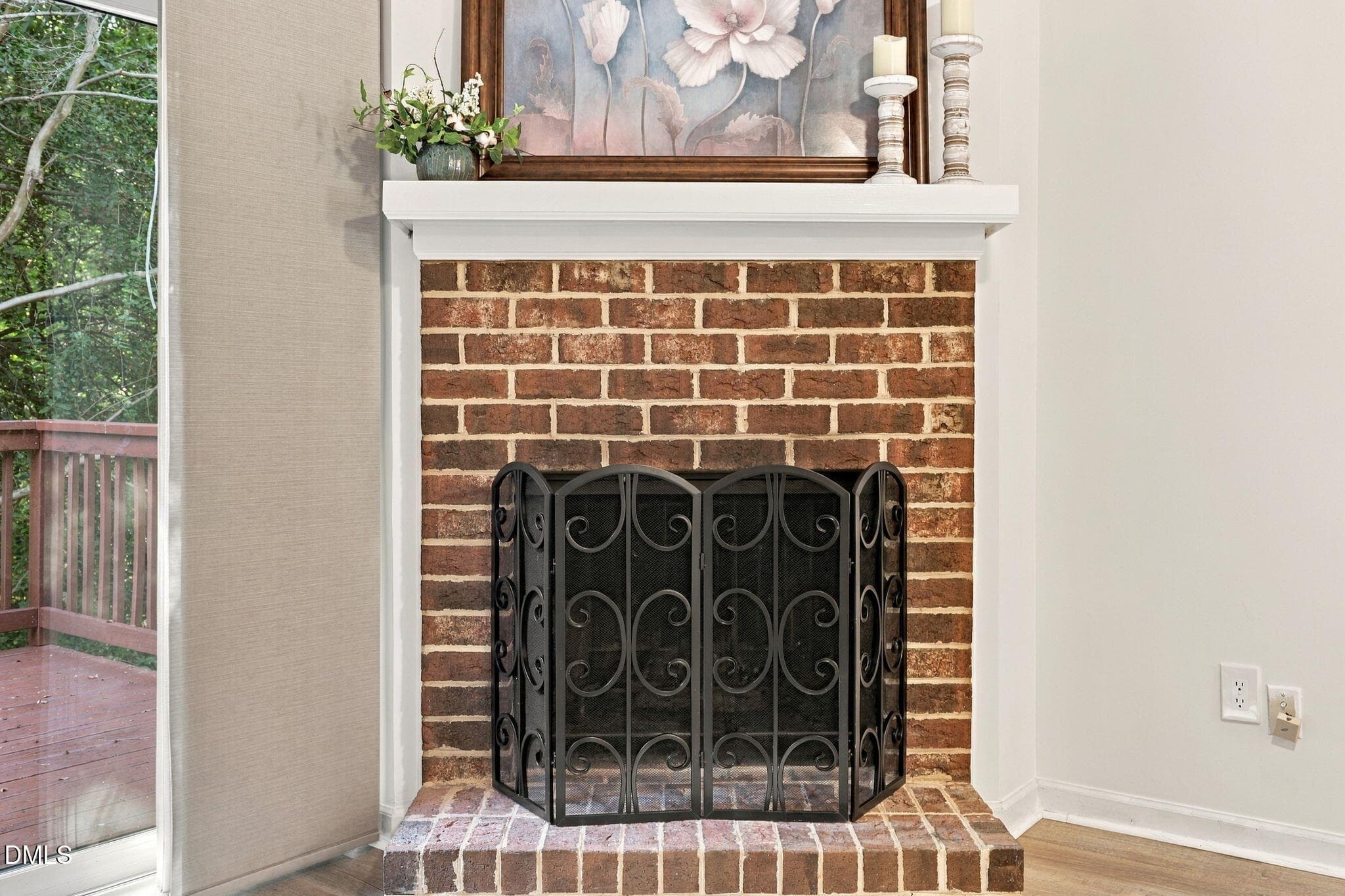 Wood Burning Fireplace - 5845 Branchwood Road, Raleigh, NC 27609, Raleigh
