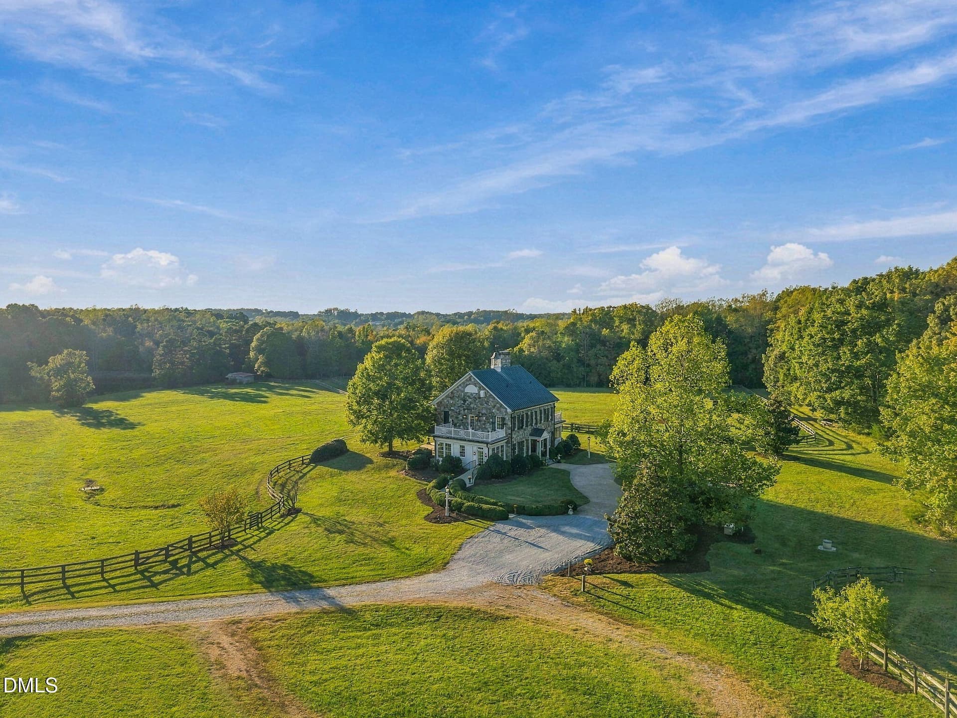 Aerial View - 2844 Leasburg Road, Roxboro, NC 27574