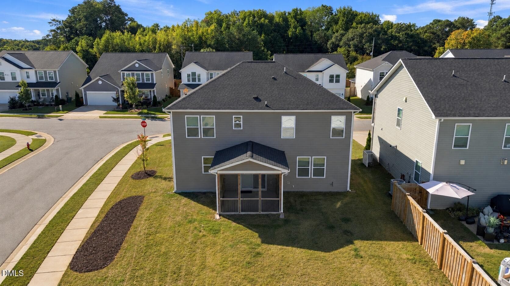 Rear View Home - 1202 Briar Gate Drive, Holly Springs, NC 27540, Holly Springs
