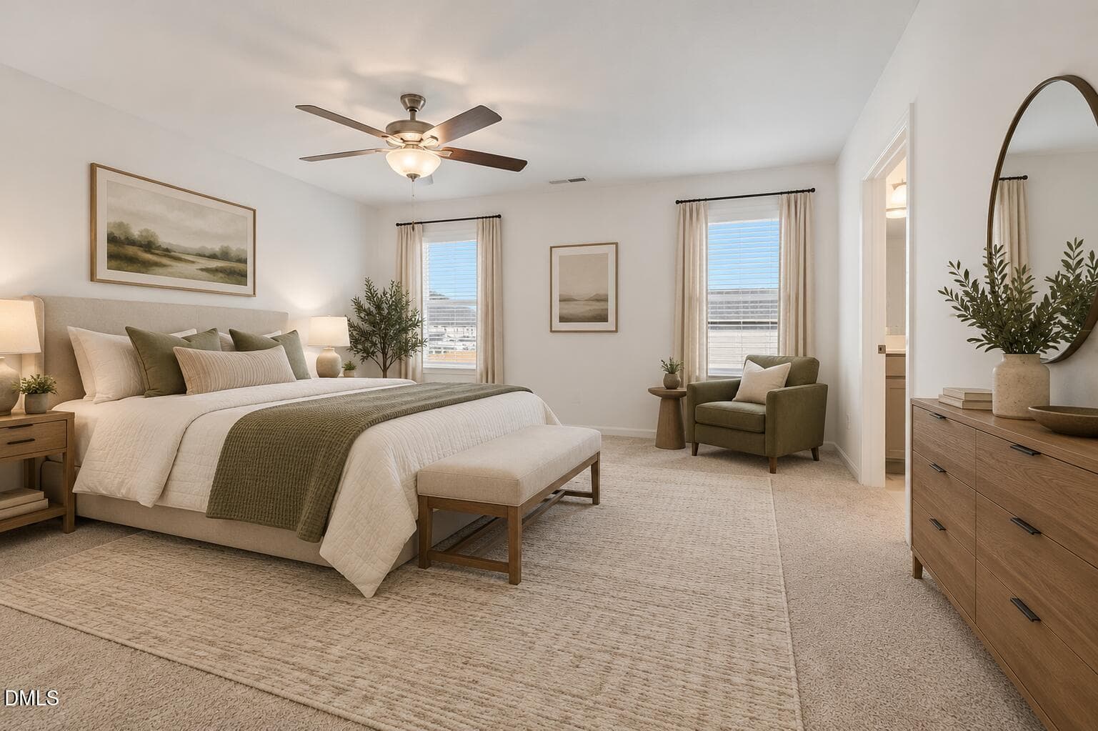 Primary Bedroom - 1202 Briar Gate Drive, Holly Springs, NC 27540, Holly Springs