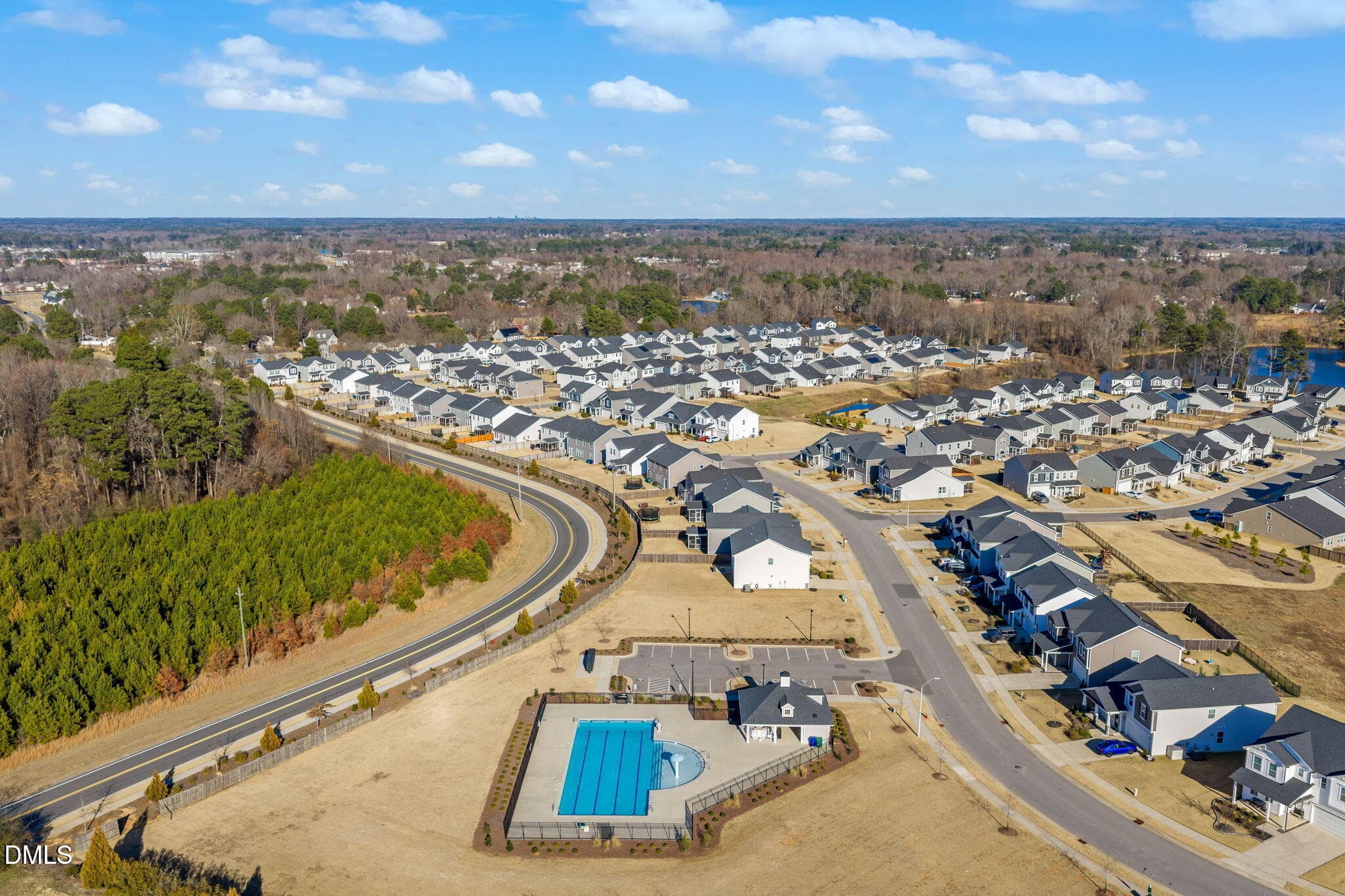 Aerial - 1202 Briar Gate Drive, Holly Springs, NC 27540, Holly Springs