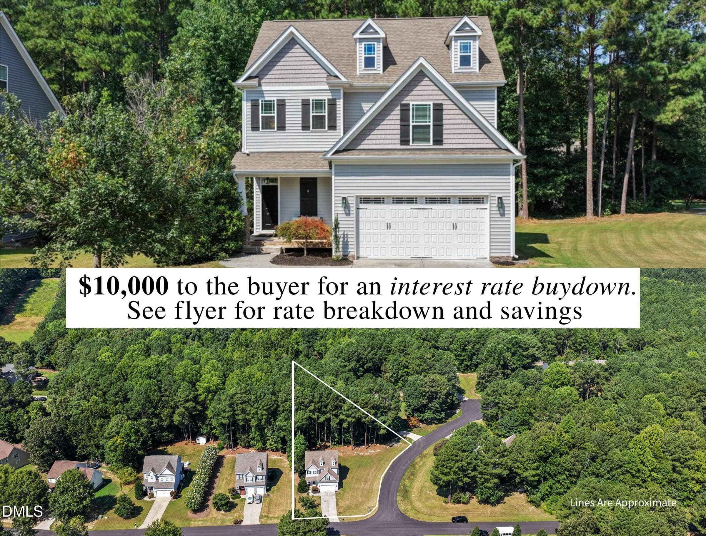Rate Buy Down - 165 Willow Ridge Drive, Louisburg, NC 27549