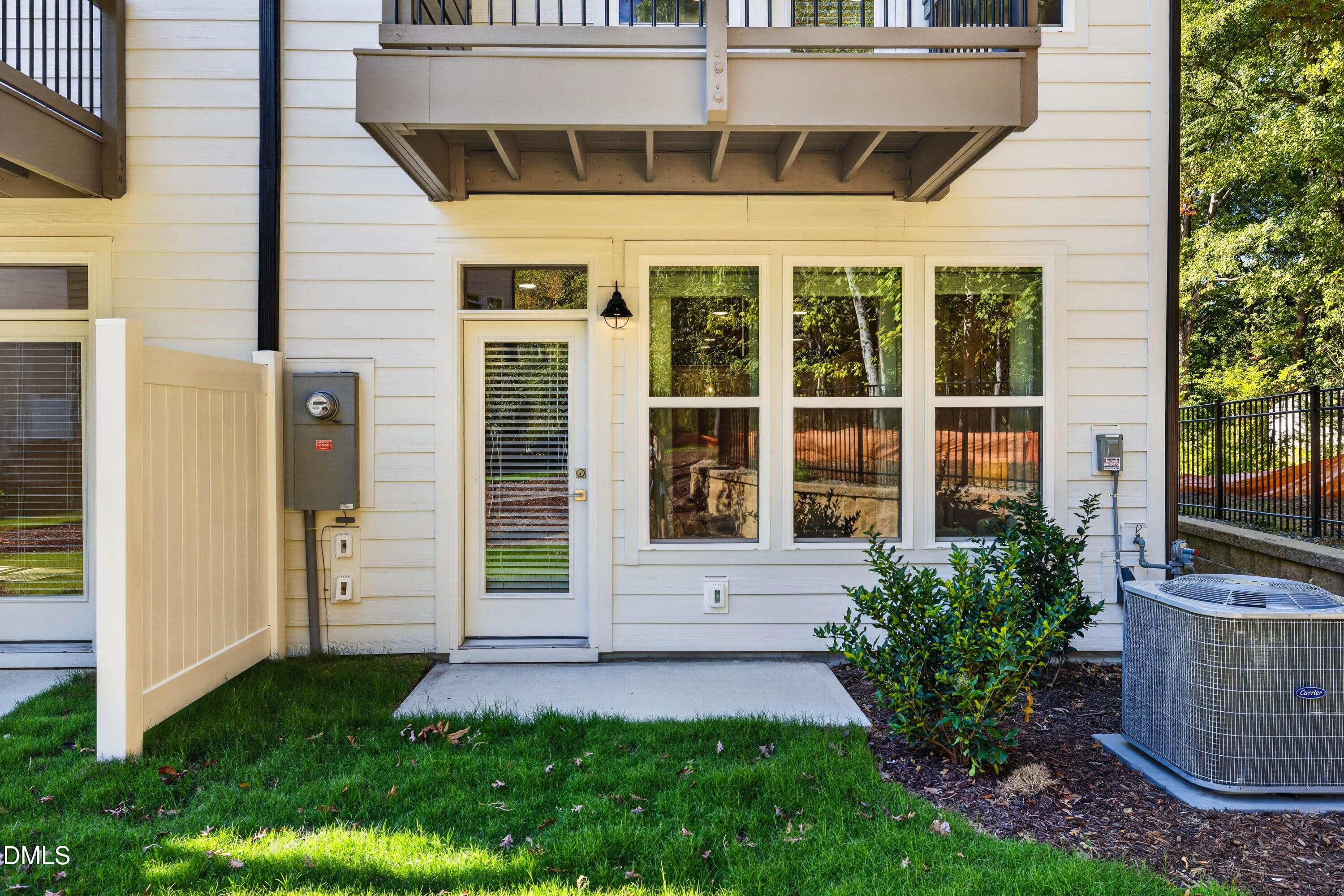 Rear Patio & Back Door - 613 Cable Court, Apex, NC 27523