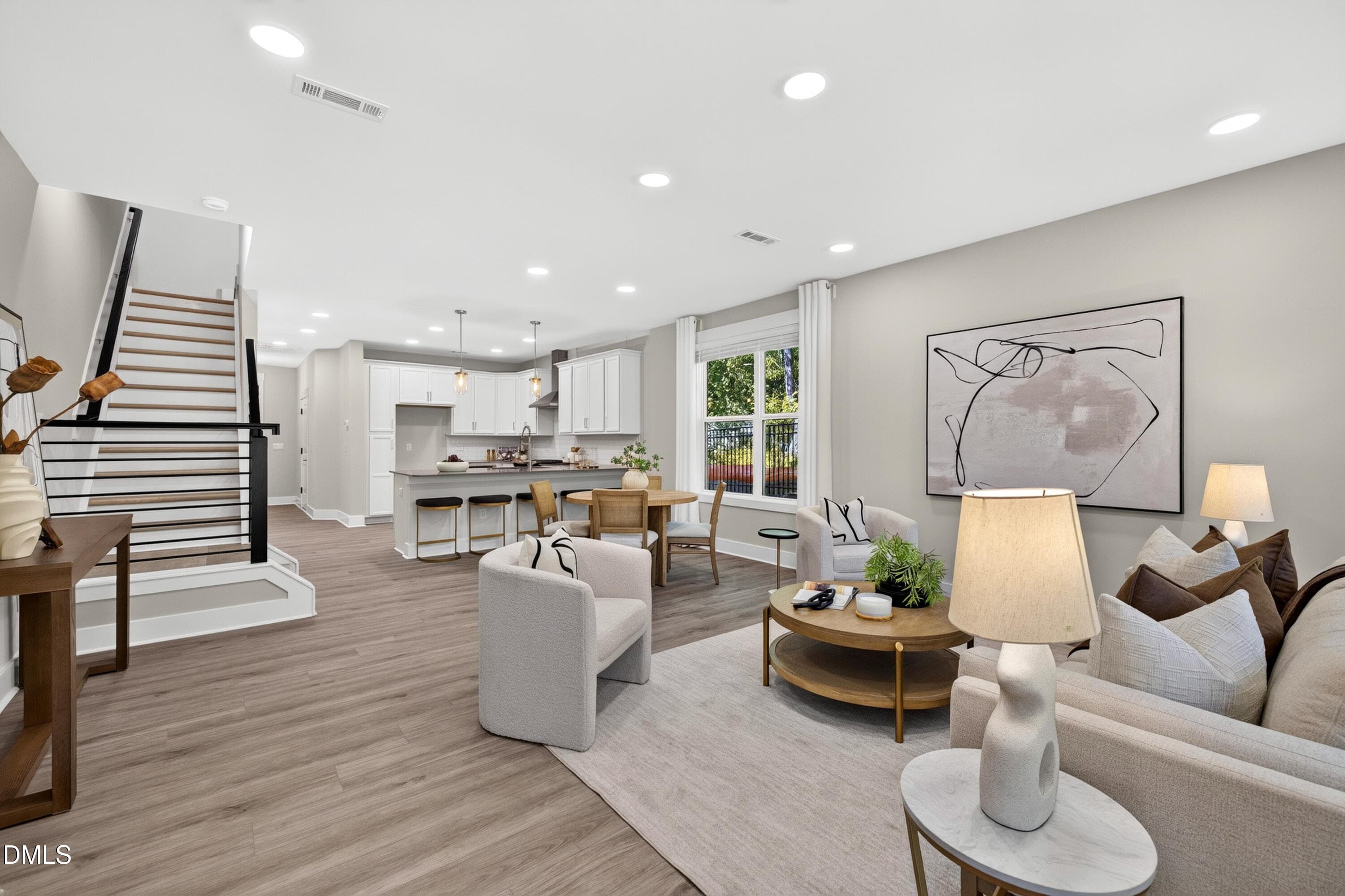 Great Room Toward Kitchen - 613 Cable Court, Apex, NC 27523