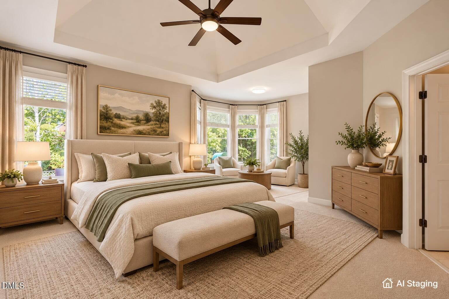 primary bed room - 307 Birdwood Court, Cary, NC 27519, Cary