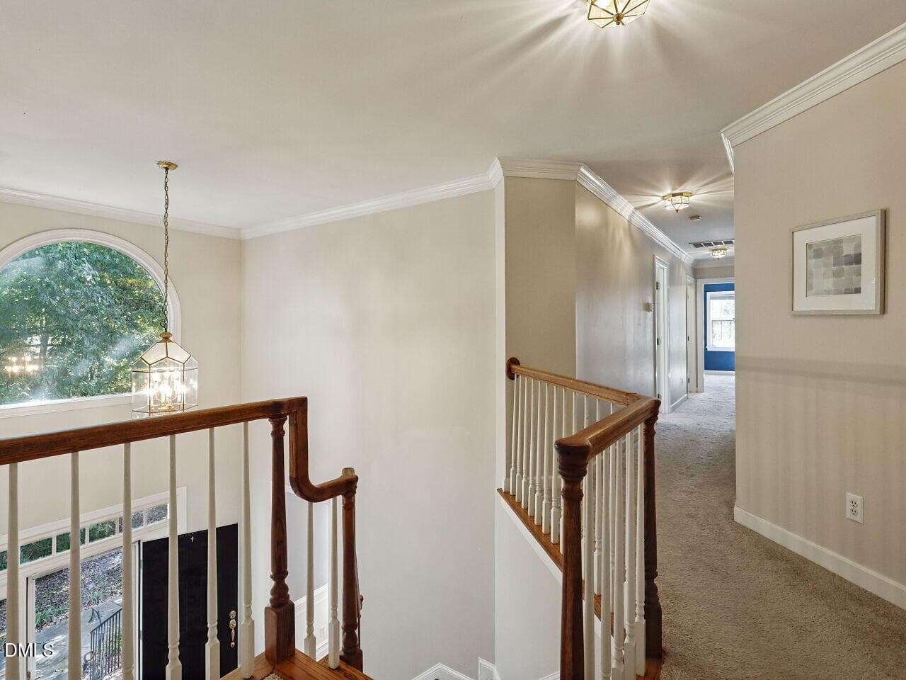 024-1280x960-second-floor-hallway - 6225 Hampton Ridge Road, Raleigh, NC 27603