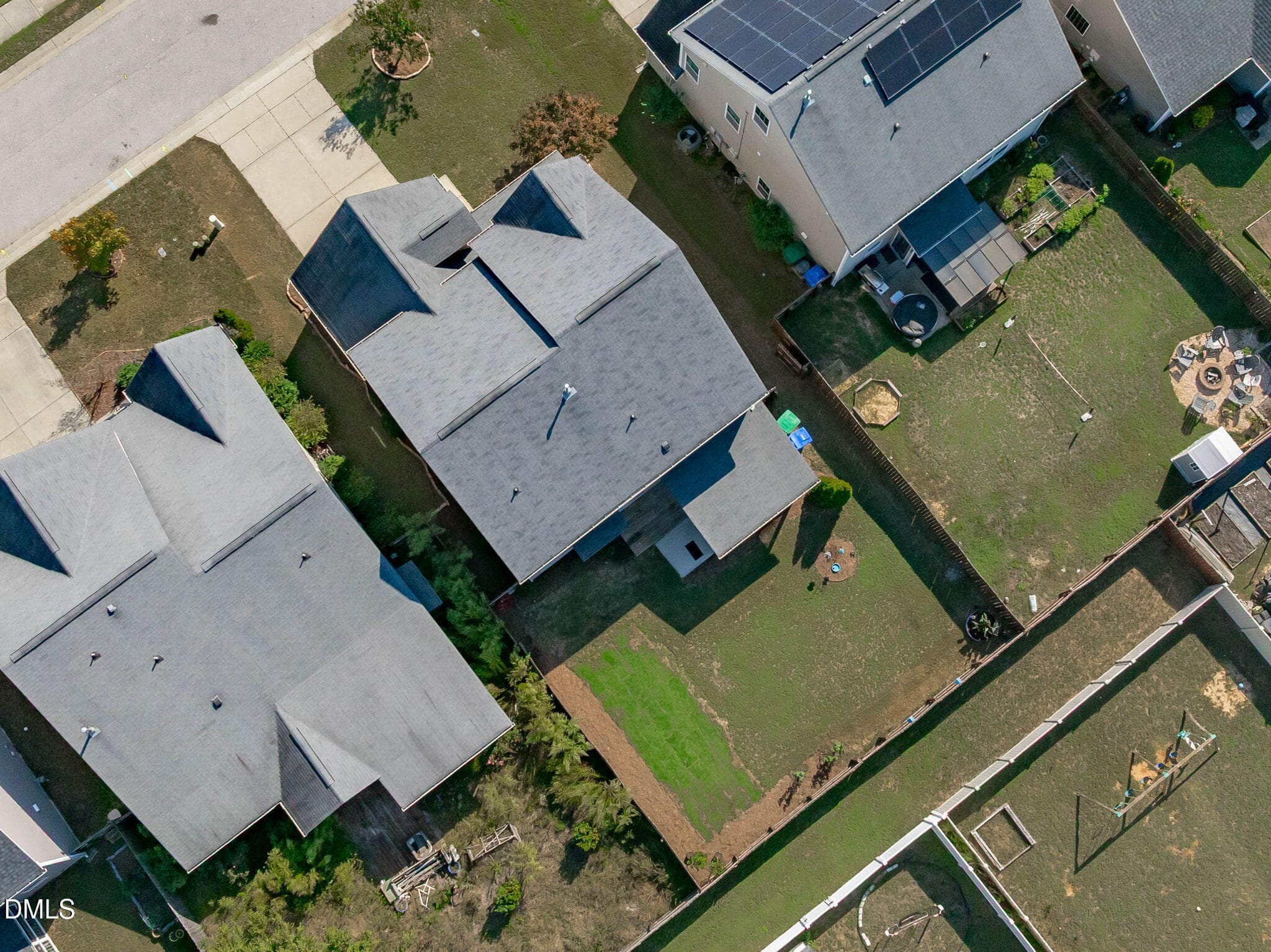 Aerial (Back) - 717 Laurel Spring Drive, Fuquay Varina, NC 27526