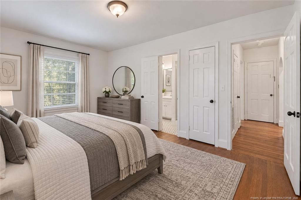 Virtually staged Primary bedroom - 300 Pinecrest Drive, Fayetteville, NC 28305, Fayetteville