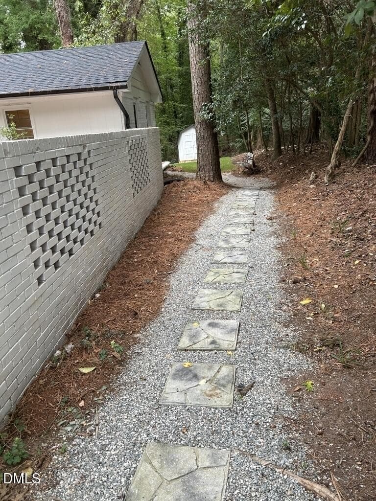 09-Side pathway - 1409 Trailwood Drive, Raleigh, NC 27606, Raleigh