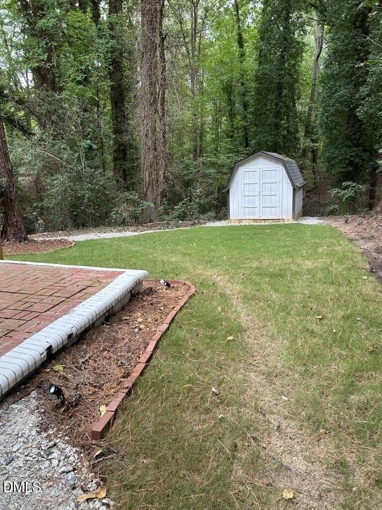 10-Back patio, storage unit - 1409 Trailwood Drive, Raleigh, NC 27606, Raleigh
