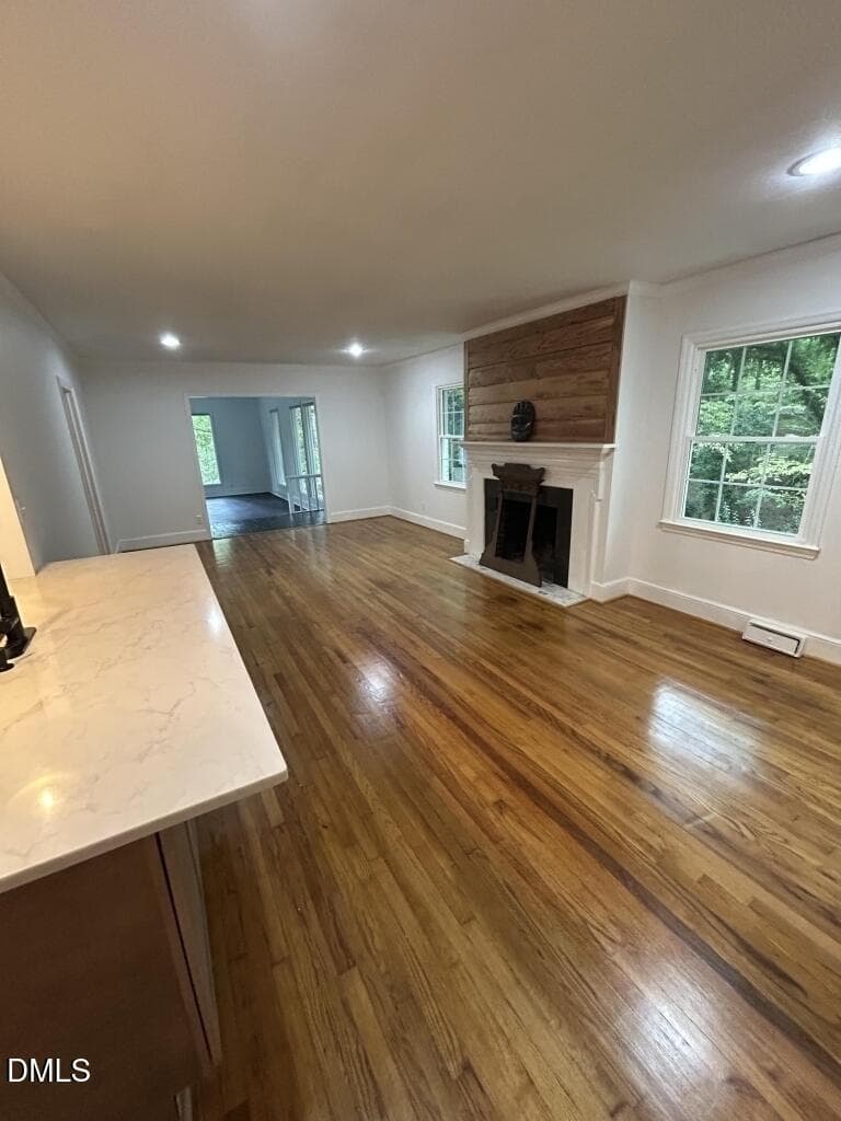 17-Living Room with FP - 1409 Trailwood Drive, Raleigh, NC 27606, Raleigh